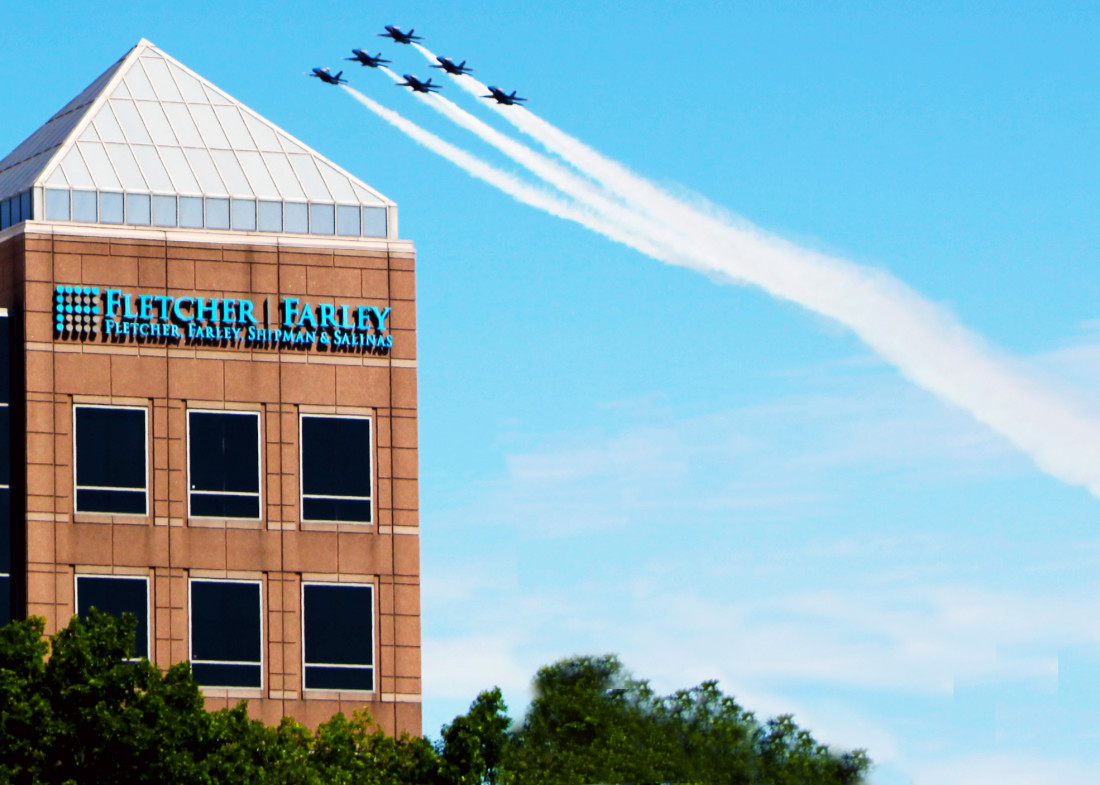 Blue Angels Flyover Dallas Fletcher Farley Office 2020 Blue Angels Flyover