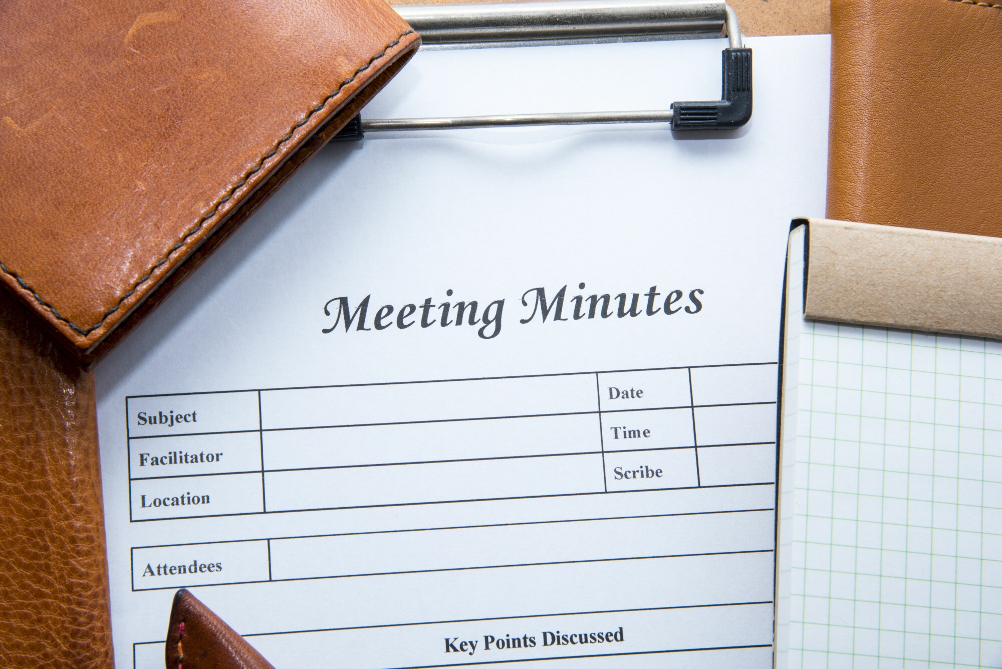 Meeting Minutes Form