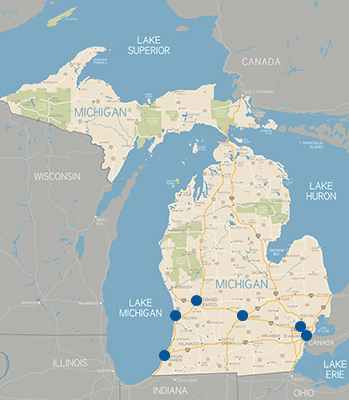 Office Locations Map