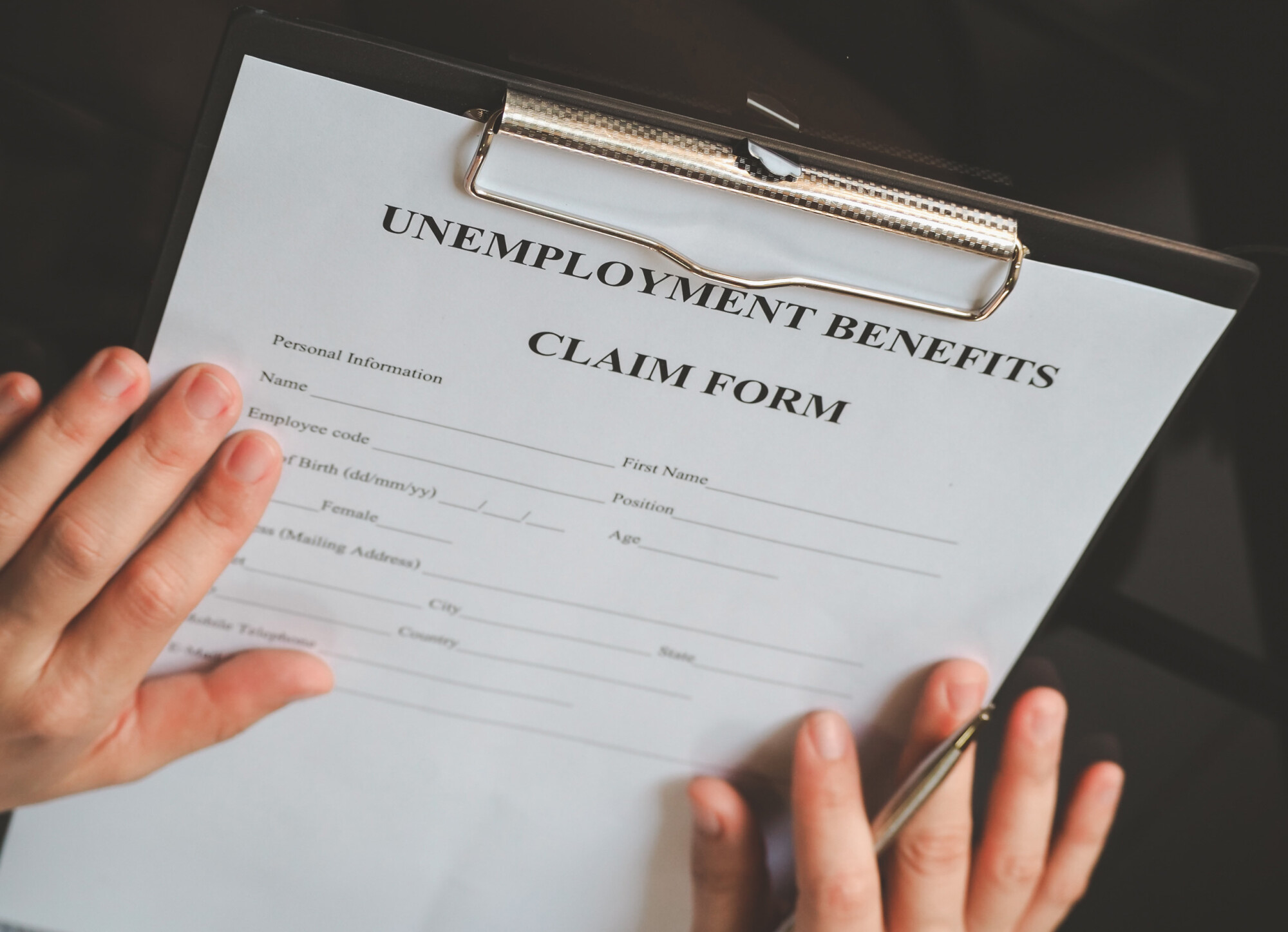 Unemployment Benefits Claim Form