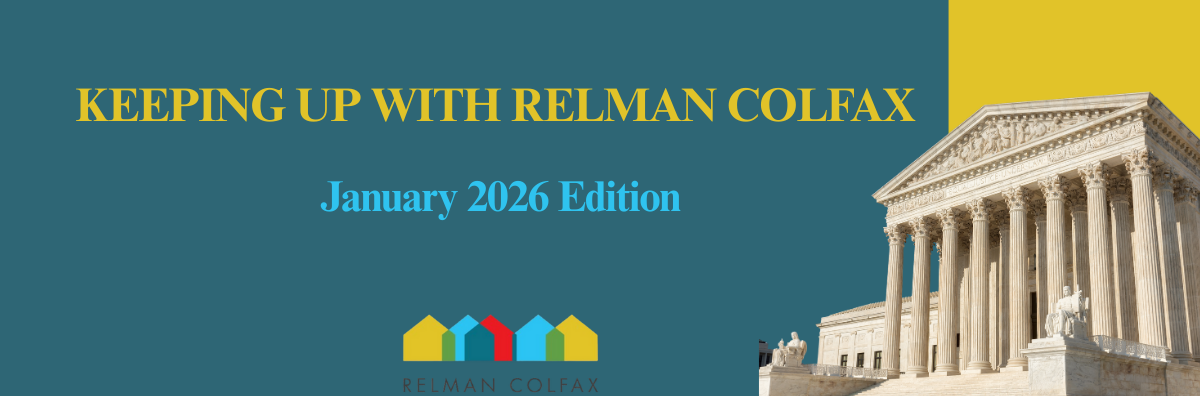 KEEPING UP WITH RELMAN COLFAX JANUARY 2026 EDITION
