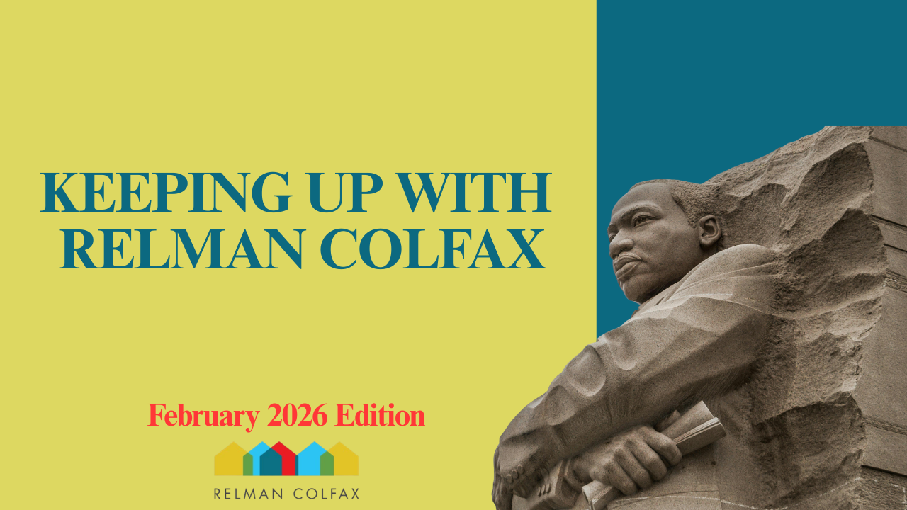 Keeping Up With Relman Colfax 2026 Edition Banner