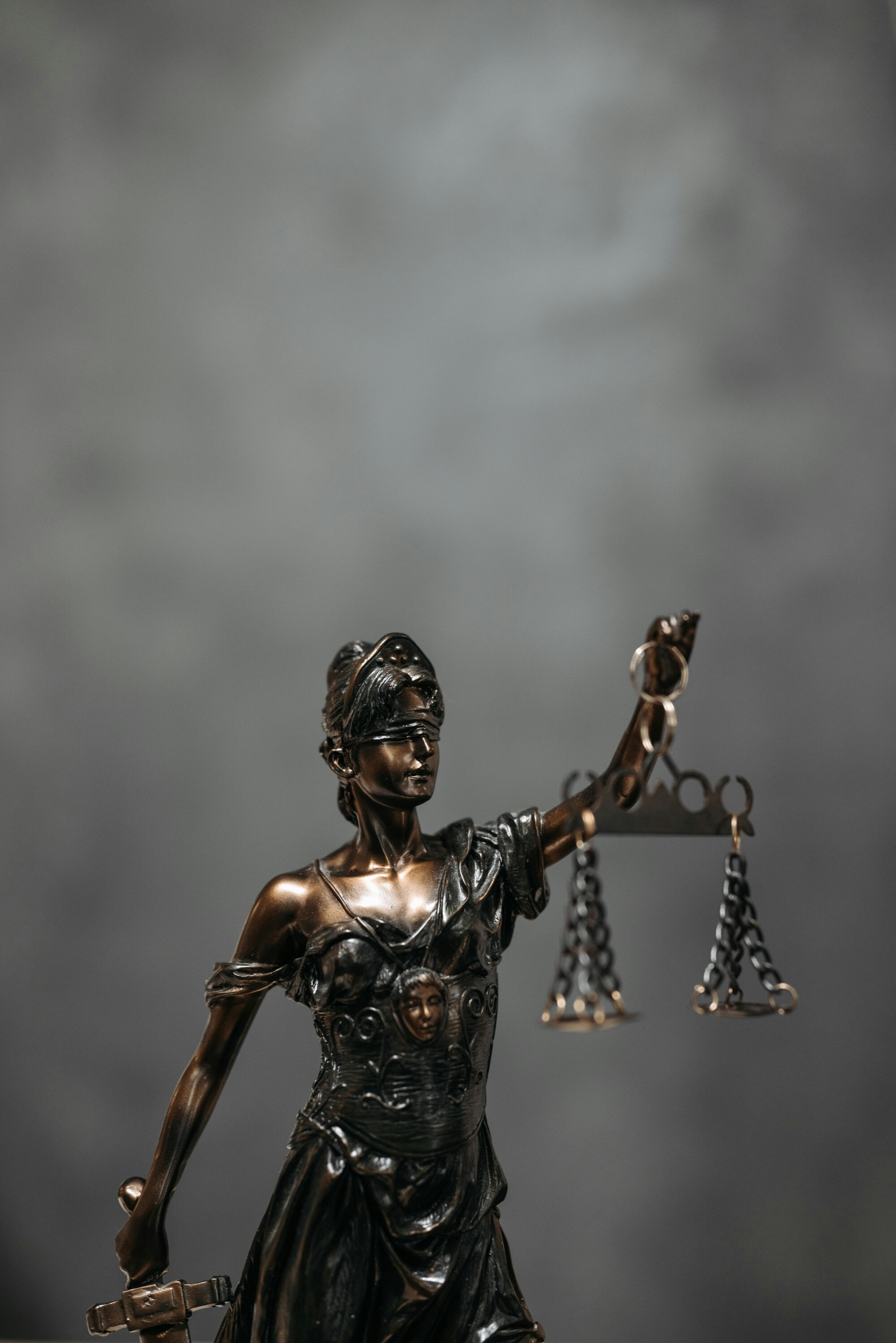 The scales of justice. 