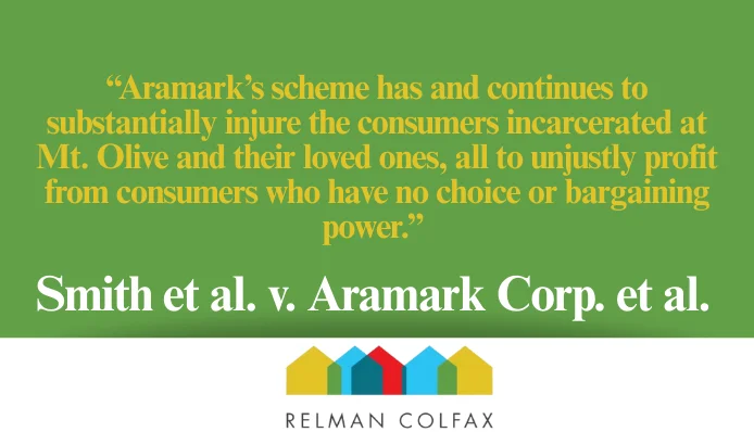 A quote from the news items sits above the case name and the Relman Colfax logo.