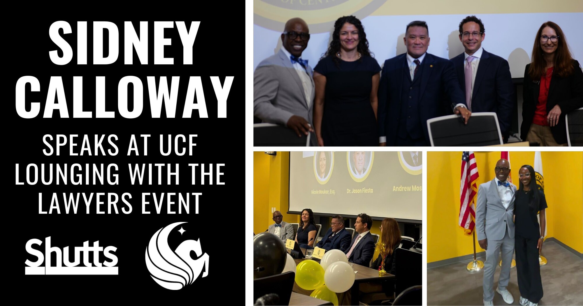 Sidney Calloway Speaks at UCF “Lounging with the Lawyers” Event