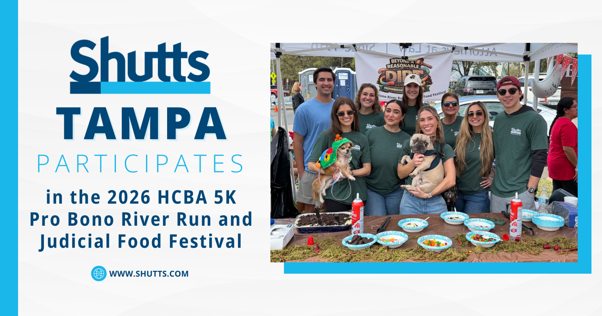Shutts Tampa Participates in the 2026 HCBA 5K Pro Bono River Run and Judicial Food Festival