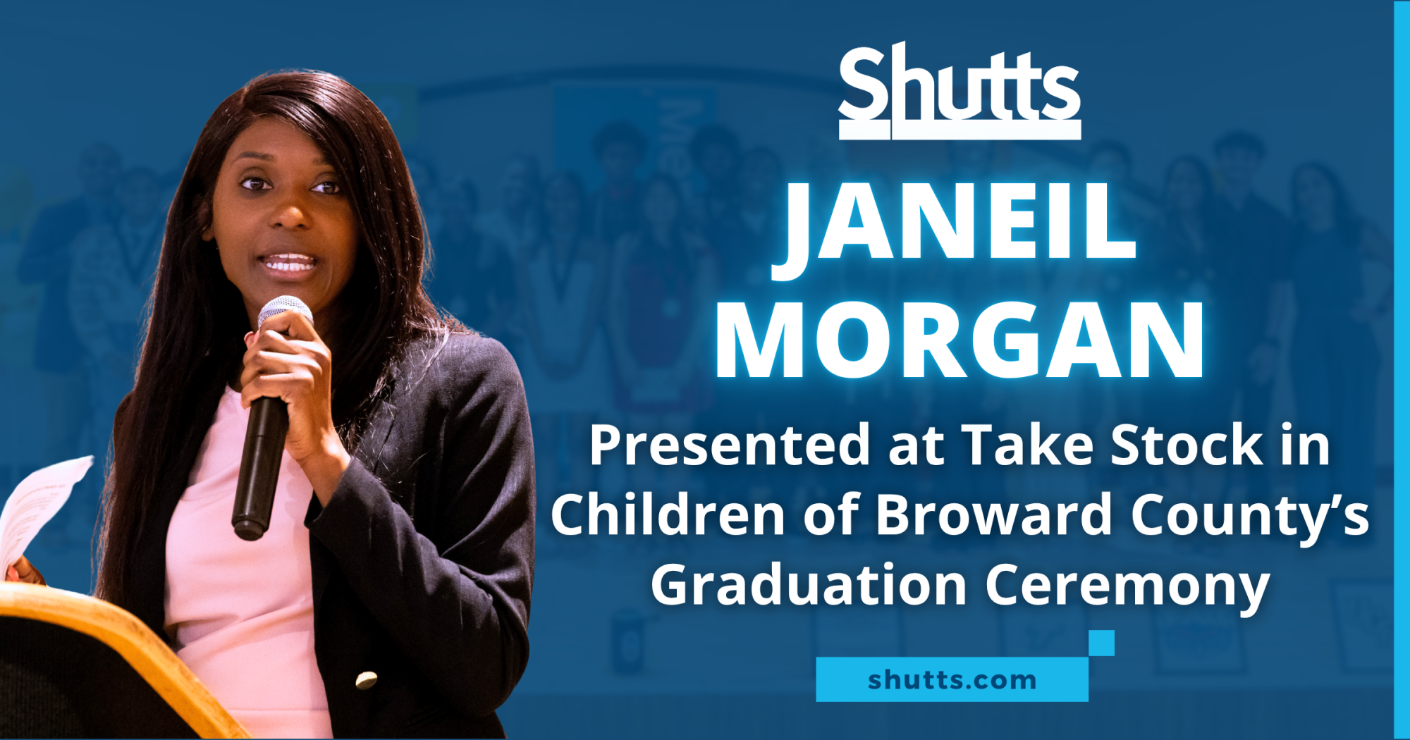 Janeil Morgan Presented at Take Stock in Children of Broward County&rsquo;s Graduation Ceremony