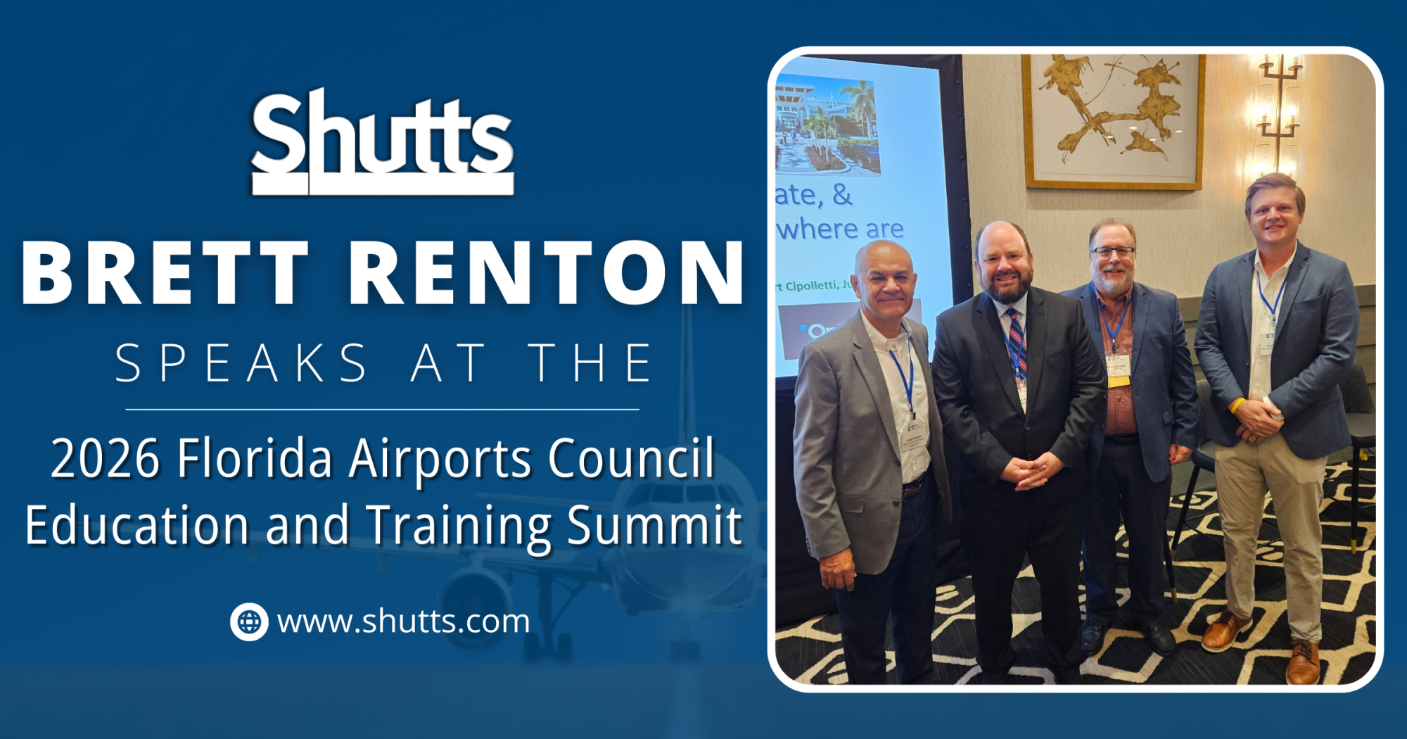 Brett Renton Speaks at the 2026 Florida Airports Council Education and Training Summit