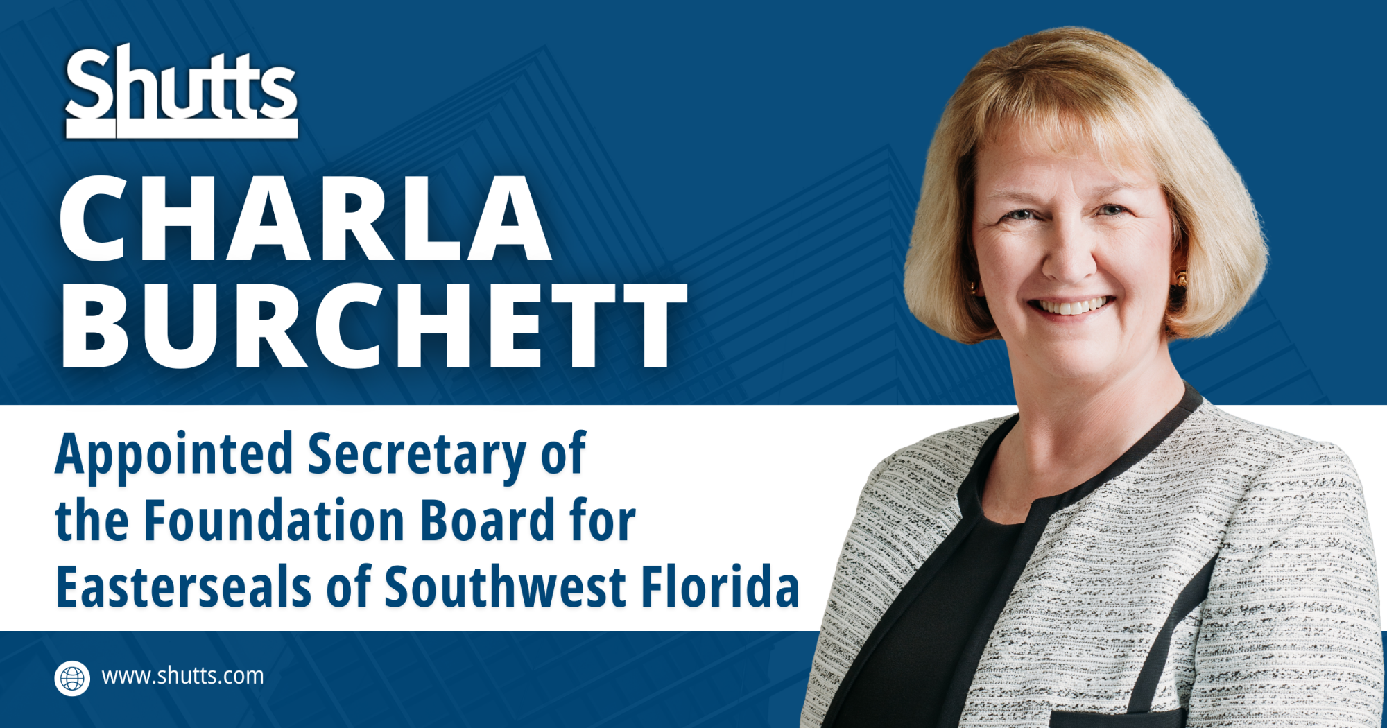 Charla Burchett Appointed Secretary of the Foundation Board for Easterseals of Southwest Florida