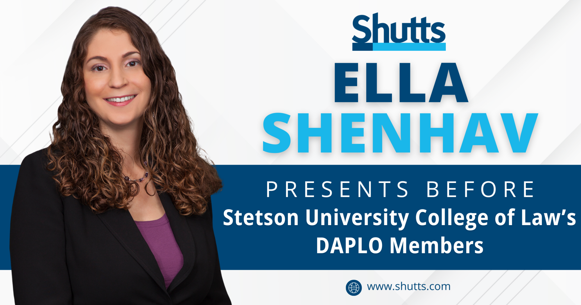 Ella Shenhav Presents Before Stetson University College of Law&rsquo;s DAPLO Members