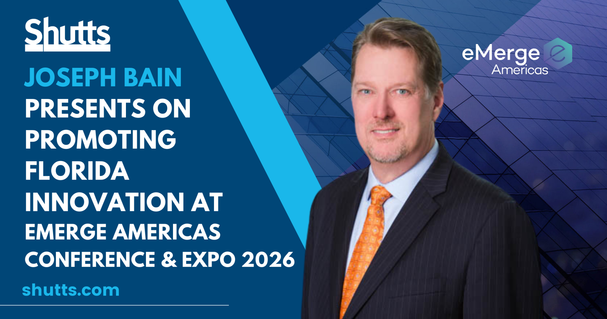 Joseph Bain Presents on Promoting Florida Innovation at eMerge Americas Conference and Expo 2026