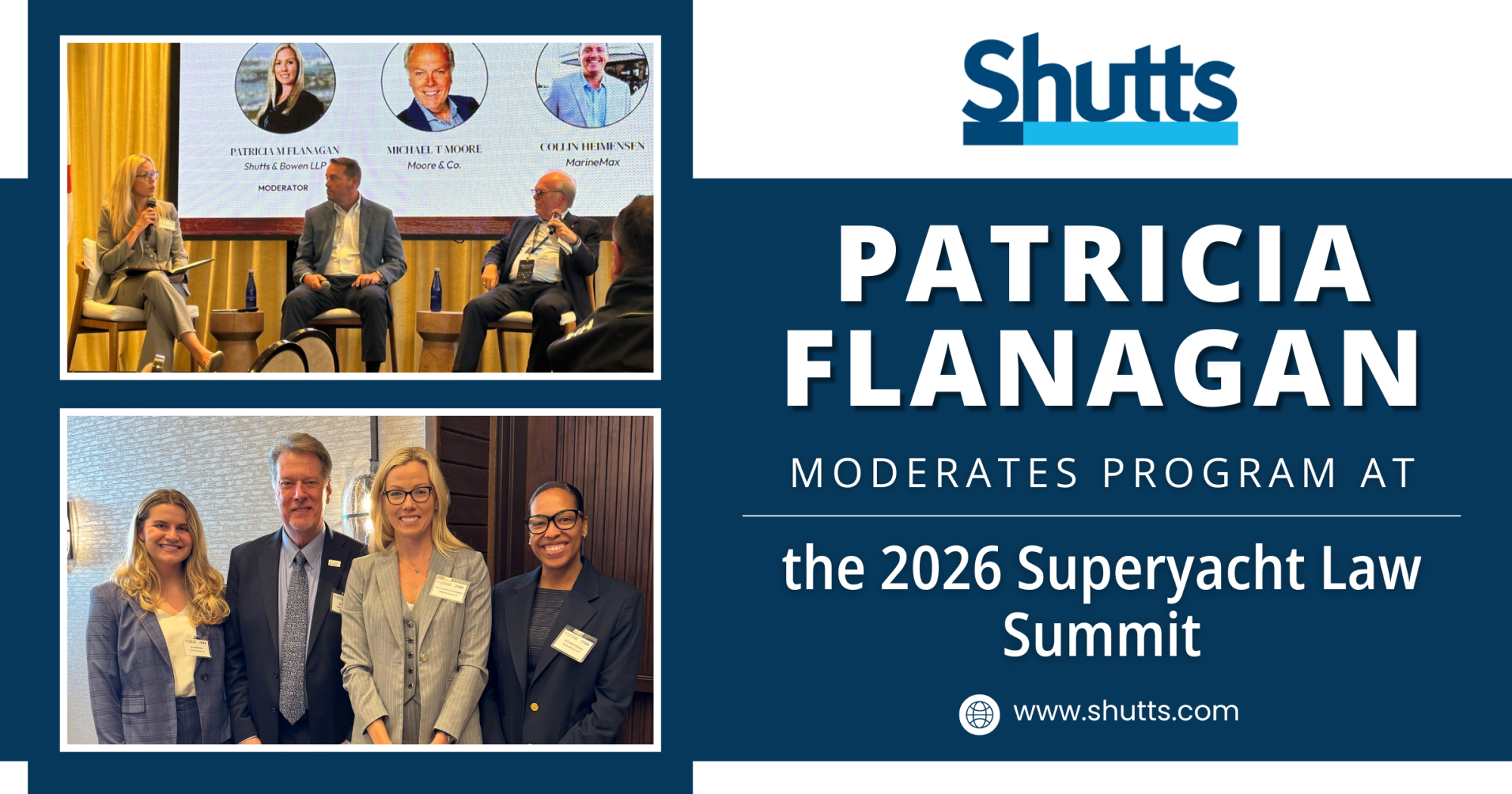 Patricia Flanagan Moderates Program at the 2026 Superyacht Law Summit
