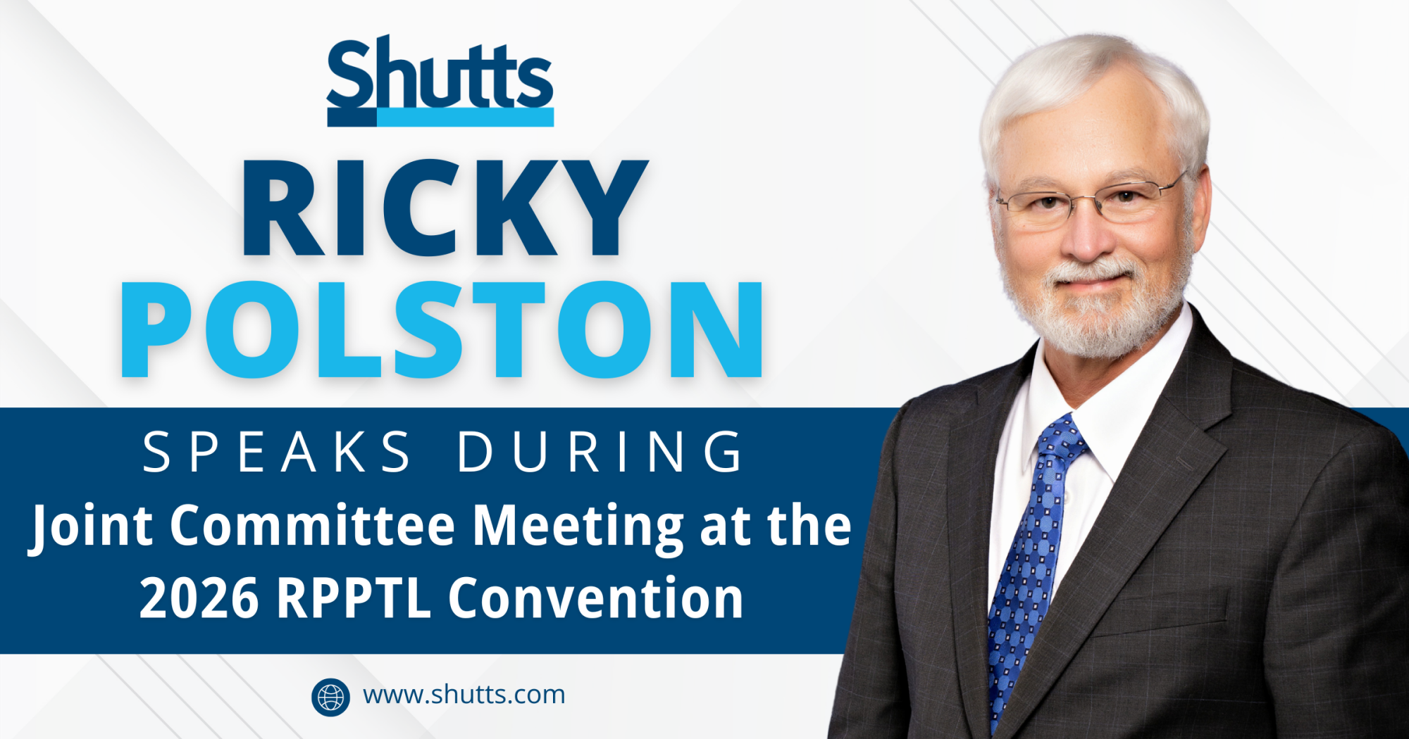 Ricky Polston, a partner in the Tallahassee office of Shutts & Bowen LLP and Chair of the firm&rsquo;s Constitutional Law Section, was recently a featured speaker during the joint meeting of the Commercial Real Estate, RREIL and Real Estate Finance Committees of the Real Property, Probate & Trust Law (RPPTL) Section of The Florida Bar. The meeting was held on May 28, 2026, during the 2026 RPPTL Convention at the Ponte Vedra Inn & Club.    During the presentation, Ricky discussed various methods of alternative dispute resolution, and their comparisons under the law.  He discussed property insurance use of binders and recent events concerning flood insurance. Ricky also addressed the Florida Supreme Court&rsquo;s jurisdiction and its decision to not accept review of TRD Biscayne LLC, et al. v. Angelica Avila, et al. (certifying question of great public importance: &ldquo;May an amendment altering the voting threshold required to terminate a condominium pass without unanimous approval where a condominium declaration both (1) requires the unanimous approval of the unit owners before either terminating the condominium or passing any amendment to the declaration of condominium altering a unit owner&rsquo;s &lsquo;voting rights&rsquo; and (2) lacks language pursuant to Kaufman v. Shere, 347 So. 2d 627 (Fla. 3d DCA 1977), automatically incorporating relevant statutory changes into such contractual provisions&rdquo;).    About Ricky L. Polston Ricky Polston is a partner in the Tallahassee office of Shutts & Bowen LLP, where he is the Chair of the Constitutional Law Section and a member of the Appellate, Government Law, Insurance, and Litigation practice groups. He was a Florida Supreme Court Justice from 2008-2023, serving as Chief Justice from 2012 to 2014, and was a judge at the First District Court of Appeal from 2001-2008.