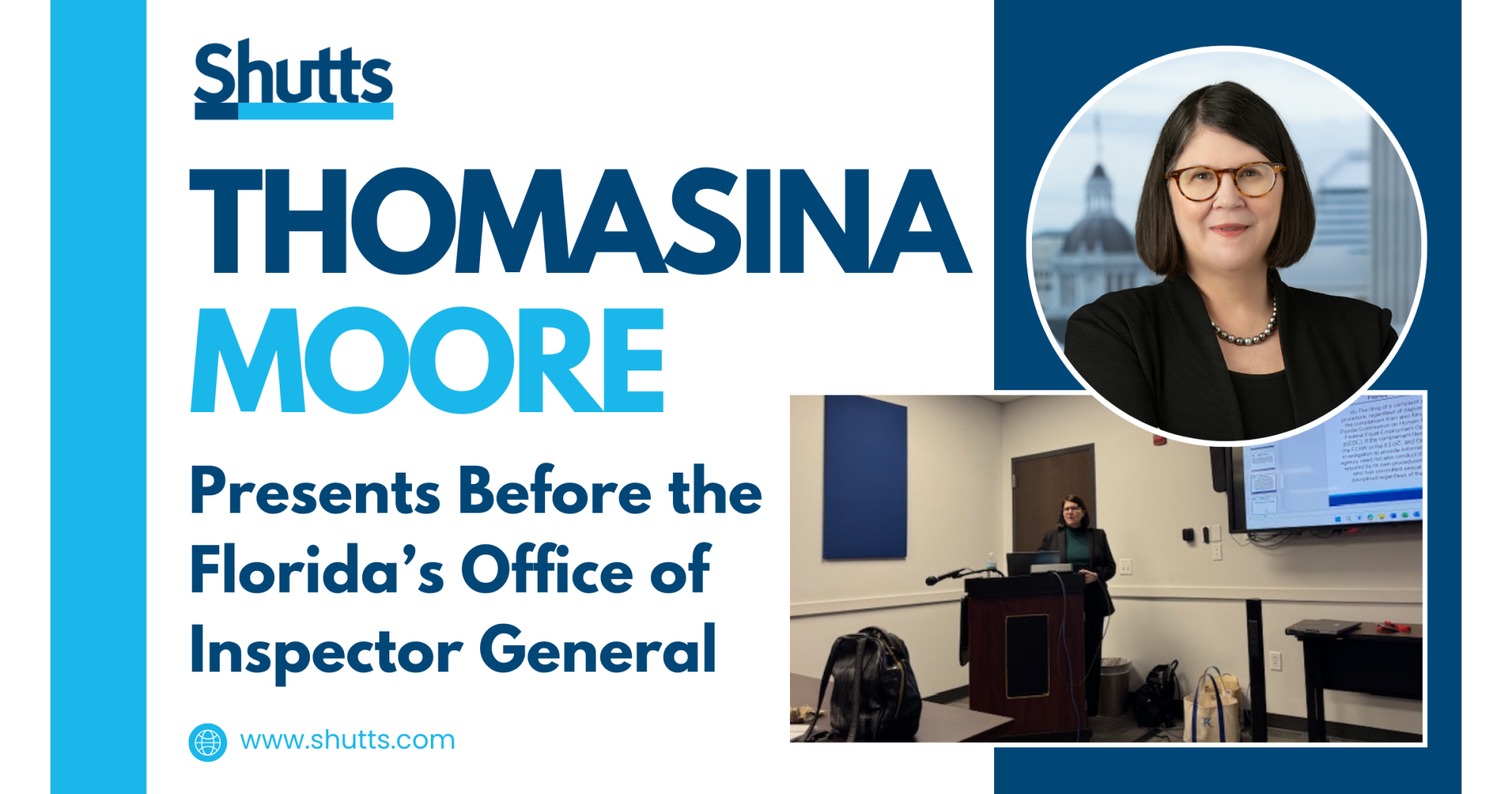 Thomasina Moore Presents Before the Florida&rsquo;s Office of Inspector General