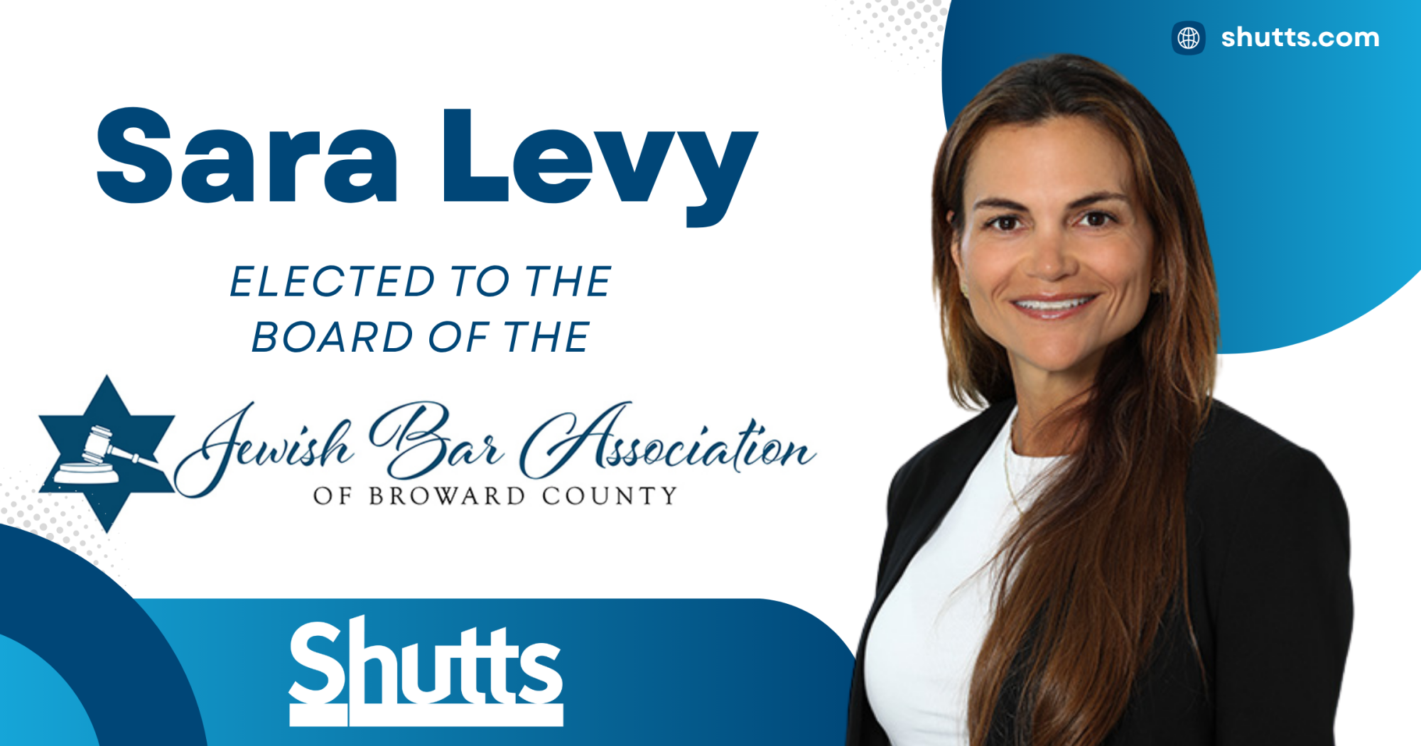 Sara Levy Elected to the Board of the Jewish Bar Association of Broward County