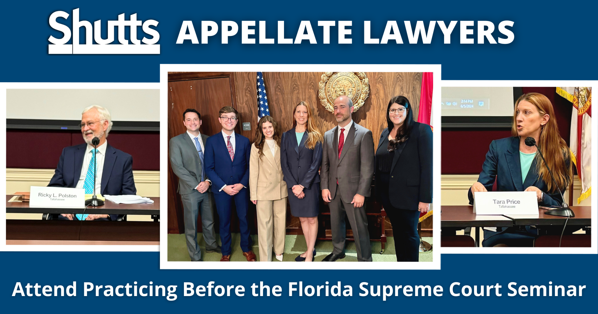 Shutts Appellate Lawyers Attend Practicing Before the Florida Supreme Court Seminar