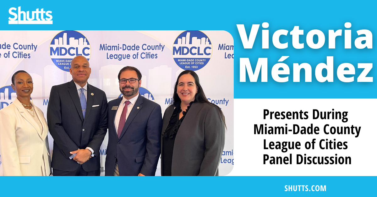 Victoria Méndez Presents During Miami-Dade County League of Cities Panel Discussion Victoria Méndez Presents During Miami-Dade County League of Cities Panel Discussion