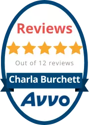 Charla Burchett Avvo Badge - 5 Stars